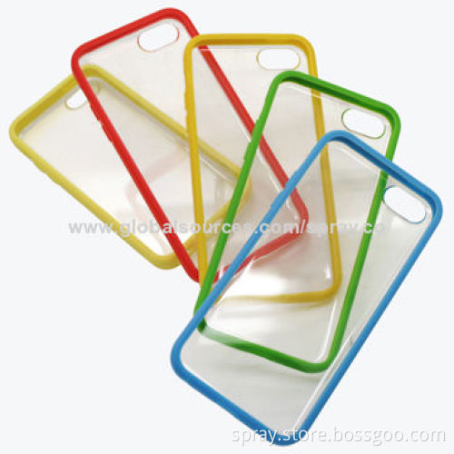 Transparent Crystal Clear PC with TPU Cases for iPhone 5, 5S, Different Colors Available